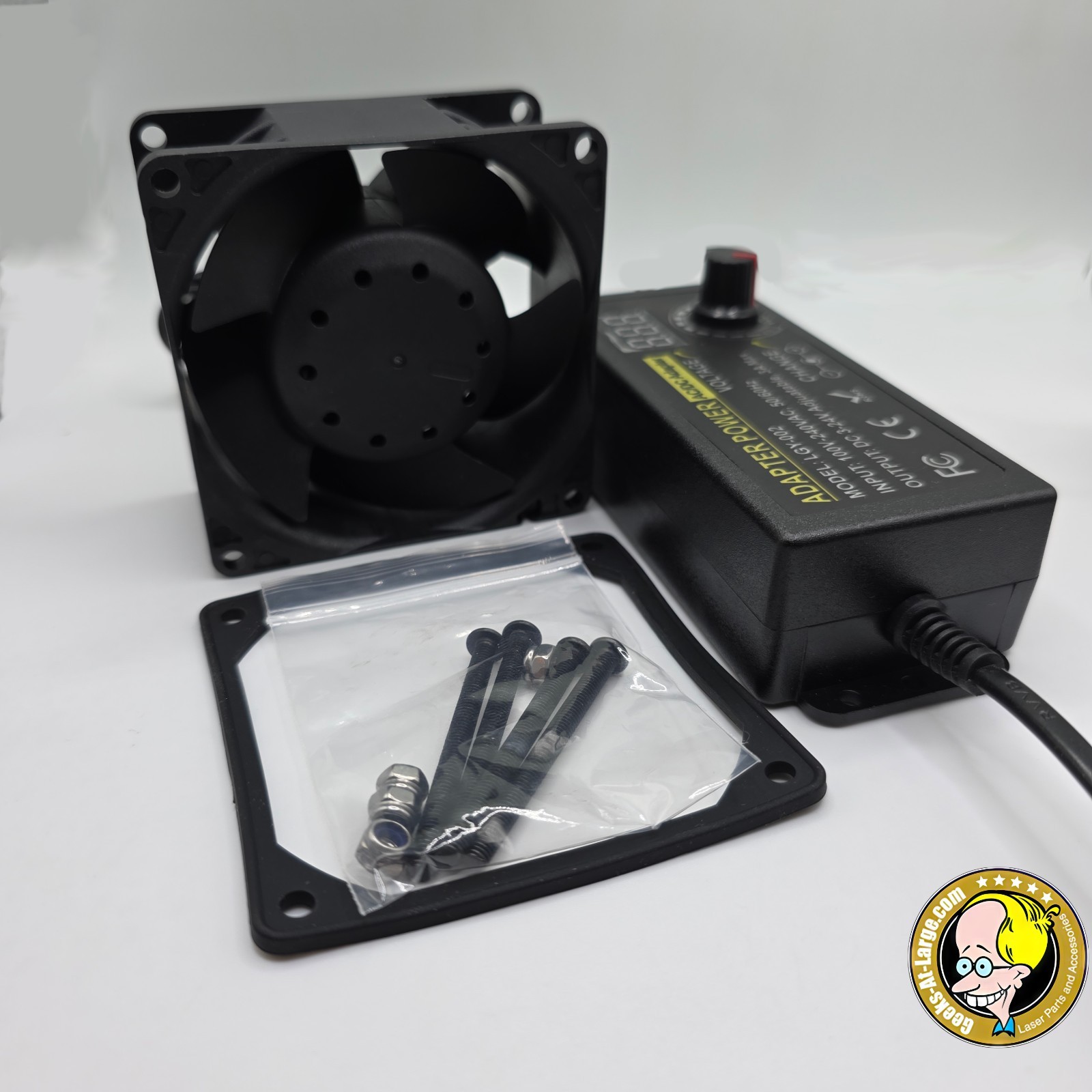Laser Enclosure Exhaust Fan Kit – Clear Smoke and Fumes Quickly