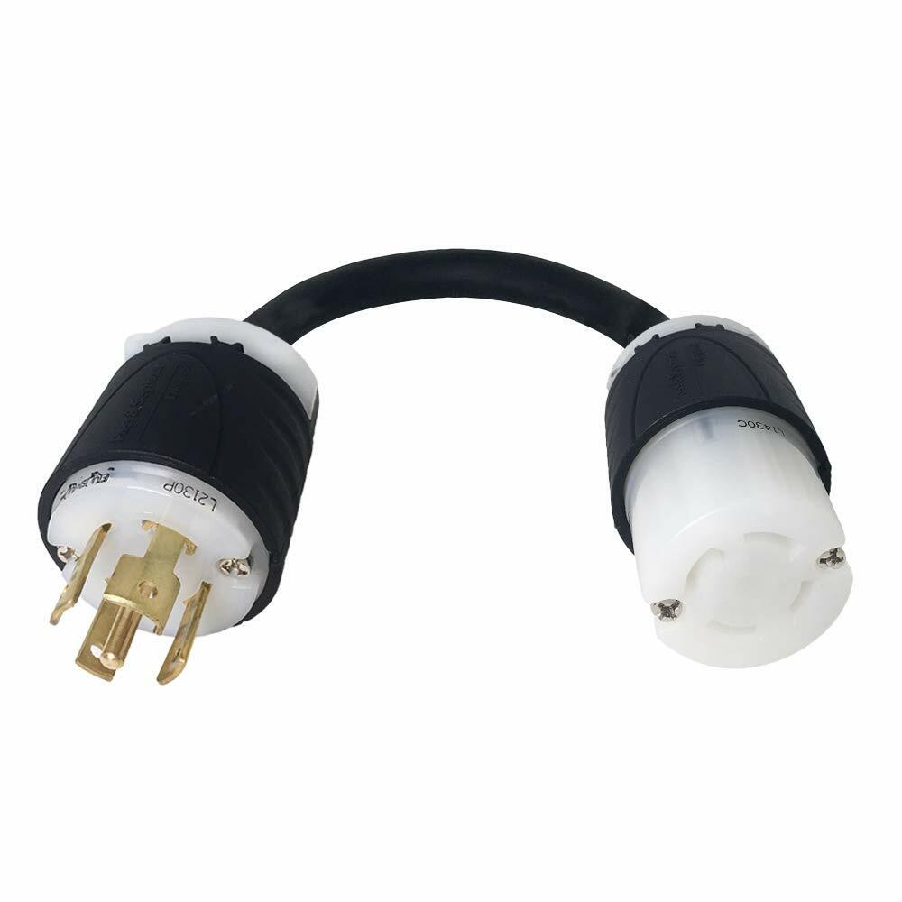 NEMA L21-30P to L14-30R Plug Adapter – 30 Amps, 208V, 10 AWG, #IBX-5188