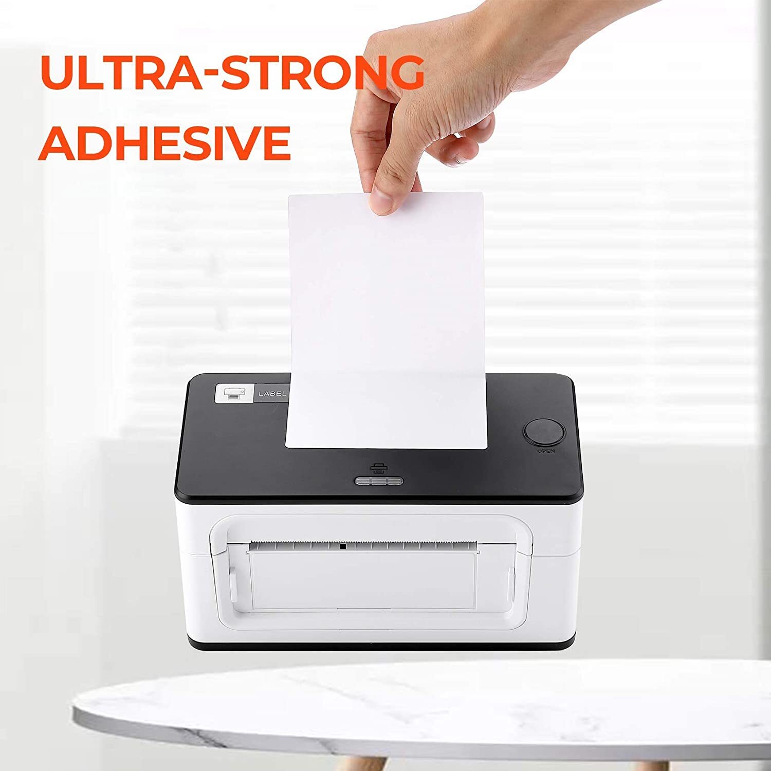 1000 4 x 6 Fanfold Direct Thermal Shipping Labels White For Zebra Rollo Printer