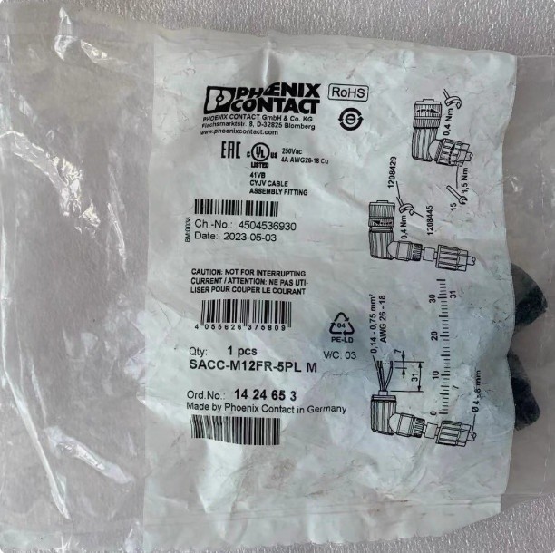 1pcs New Phoenix connector SACC-M12FR-5PL M *mz