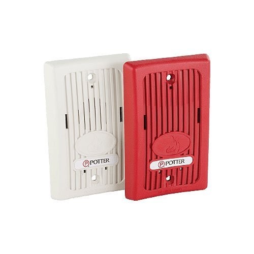 Potter MTW-120MH MT Mini Horn 120V AC Mini Horn, White