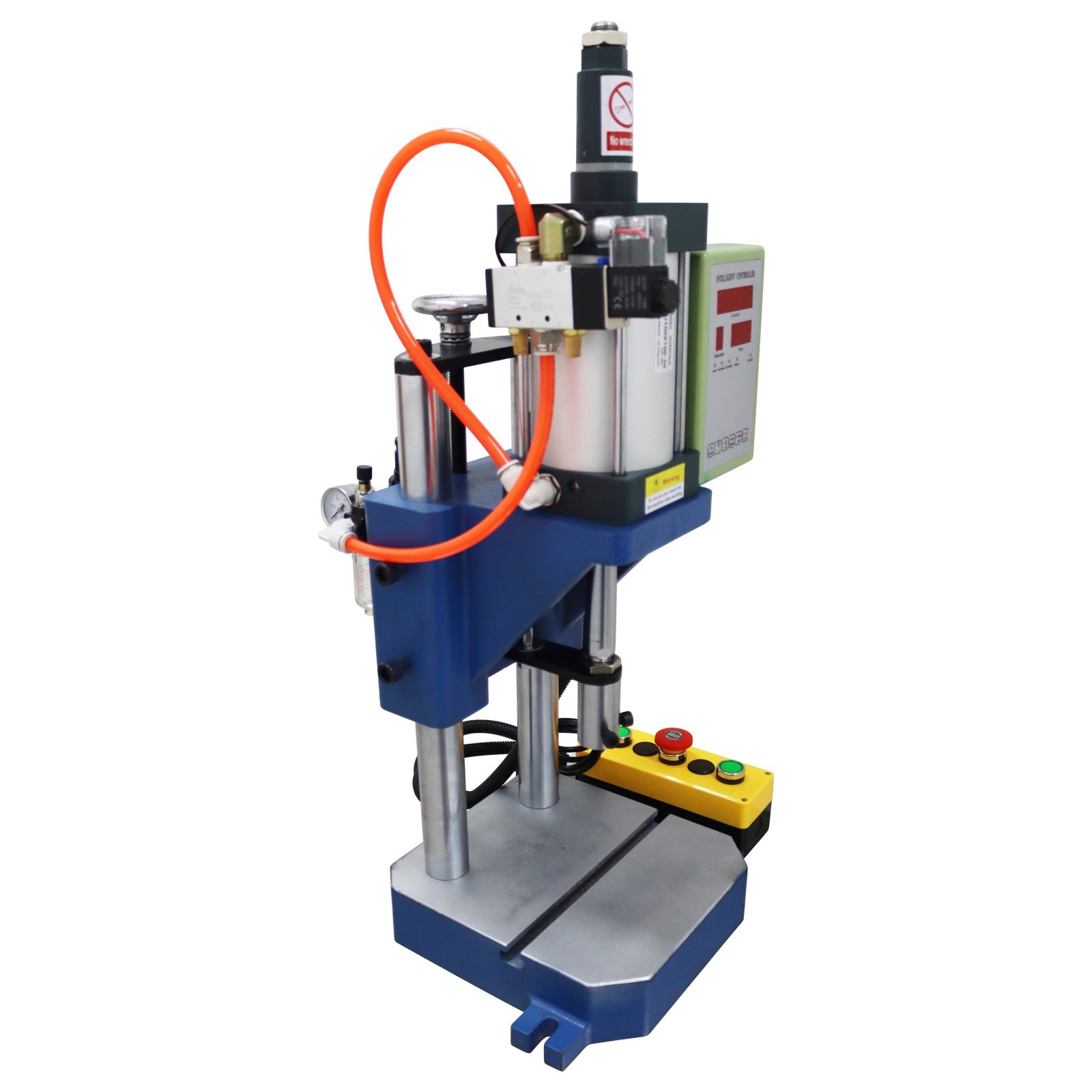 110V 1102lb/500kg Pneumatic Punch Press Machine with Controller 0.6Mpa-0.8MPa