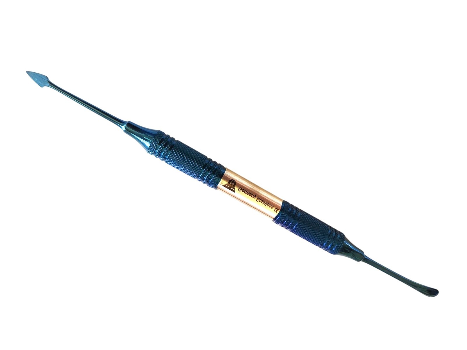 Dental Periosteal Elevator Buser Blue Titanium Coated Double Ended German Grade