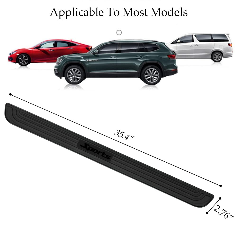 Car Rear Bumper Protector, 35.4 * 2.7 Inches Car Rear Bumper Guard Strip