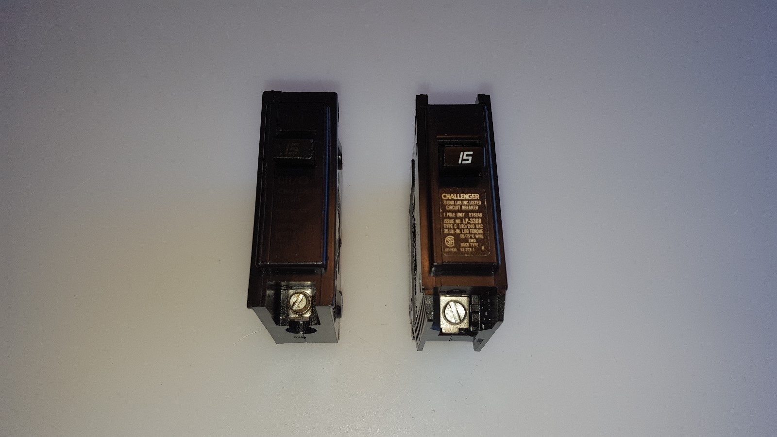 CHALLENGER C115 1 POLE 15 AMP CIRCUIT BREAKER TYPE C