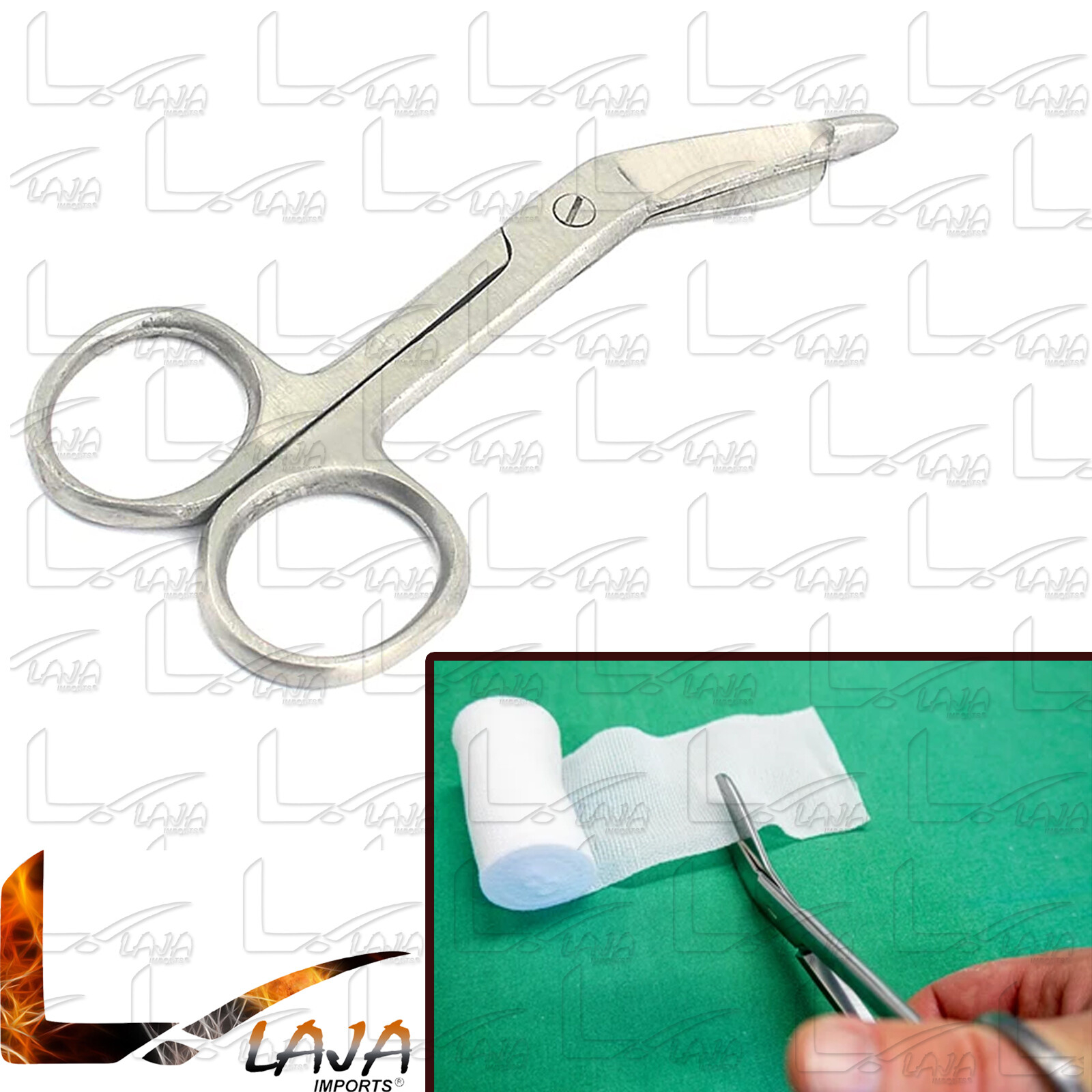Laja Imports Medical Lister Bandage Scissor 3.5 Surgical