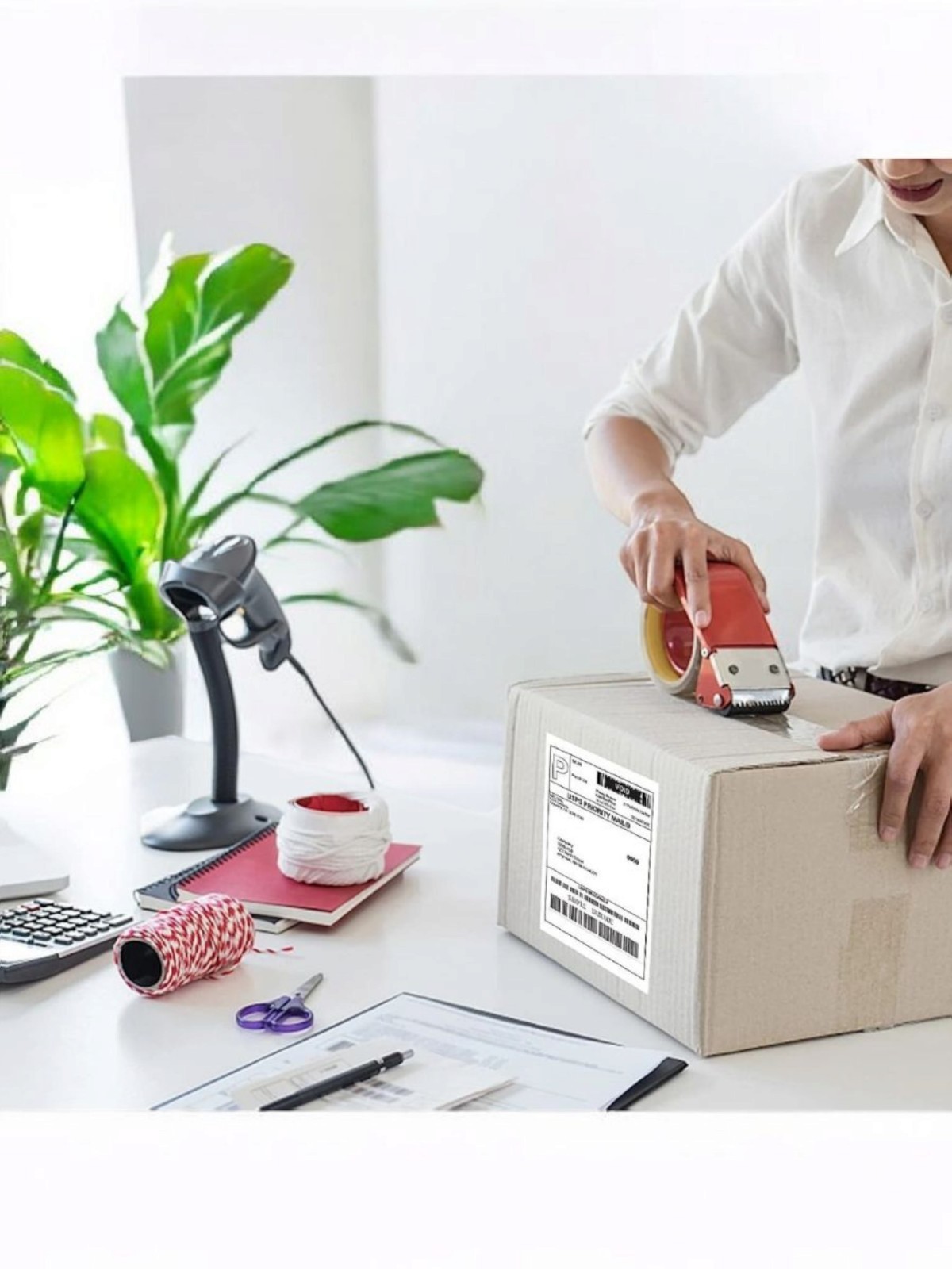 500 4×6 Fanfold Thermal Shipping Labels UPS CERTIFIED / USPS fits most printers