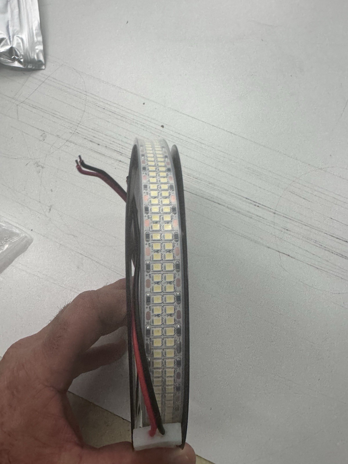 LED NET SMD 2835 5/M 2400 LED DC 12V 28.8W/M ;144W/5M Waterproof IP67 Cold White