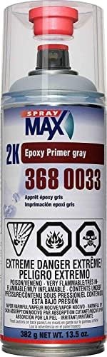 SprayMax 2K Epoxy Primer Gray | 2K Primer Automotive | Epoxy Spray Paint for …