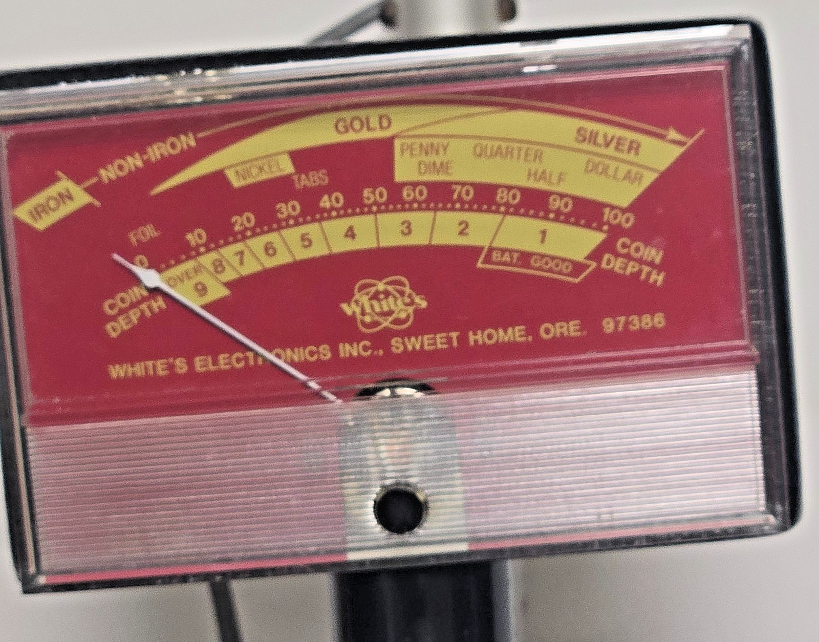Vintage Whites Coinmaster 6000/Di Professional Series 3 Metal Detector w Case