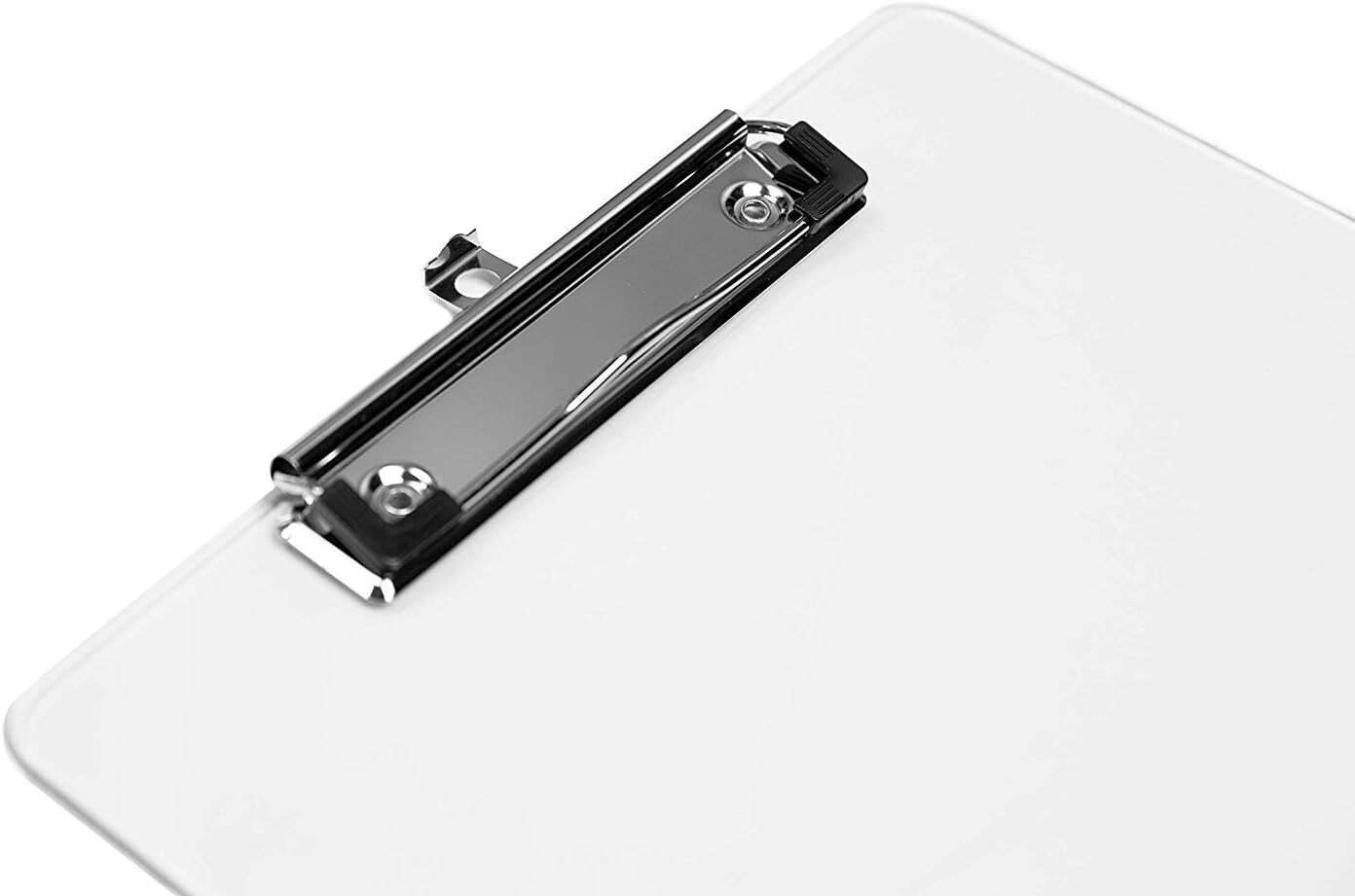 Set Of 6 Clear Acrylic Clipboards Durable Lightweight Stackable Office Use
