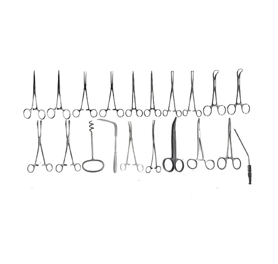 Hysterectomy Abdominal Surgery Set 62 Pcs Vaginal Hysterectomy Instruments Set