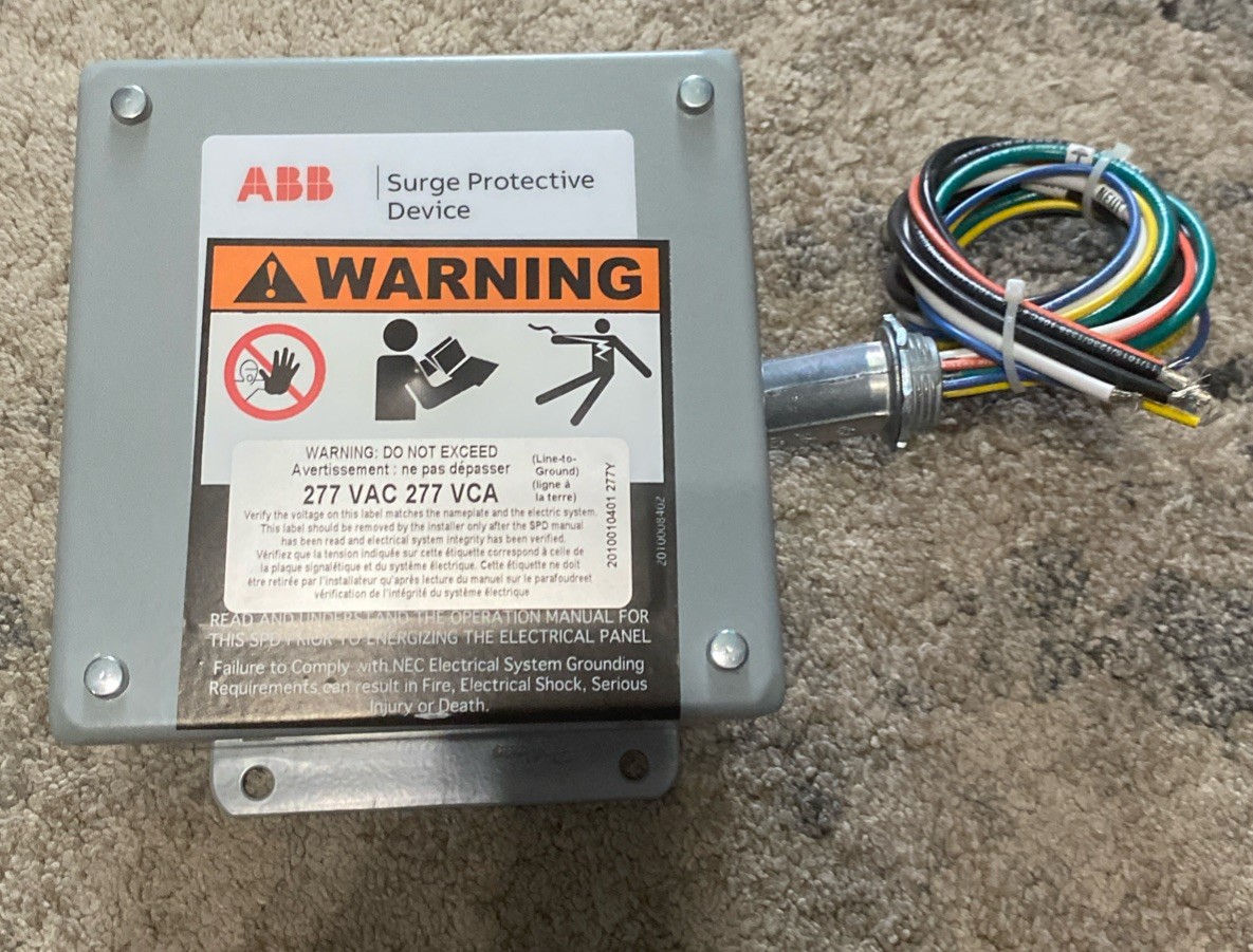 ABB/GE TLE120Y050WM Surge Protective Device Type 2 SPD 120/208V 50kA