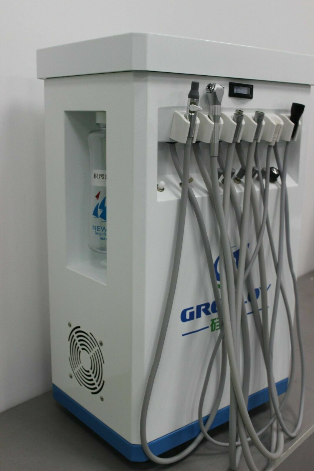 Dental Cart Delivery Unit GU-P209&Air Compressor Curing light Scaler 4H US STOCK