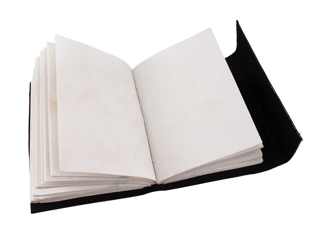 Double Dragon Blank Page DIARY JOURNAL NOTEBOOK ~ Handcrafted Handmade Leather