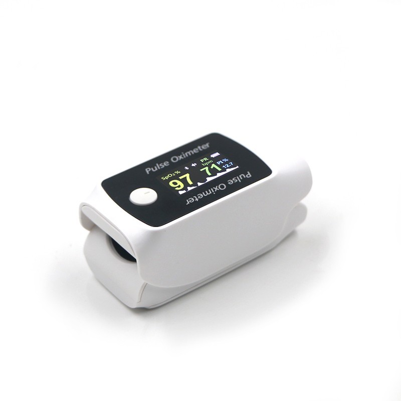 Integrated Bluetooth-connected Finger Pulse Oximeter and Blood Pressure Monitor