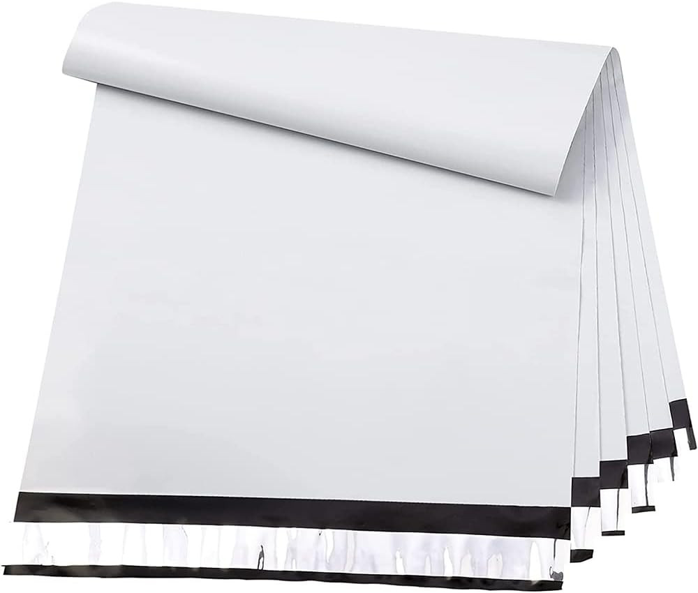 Poly Mailers 24×24 50 Pcs Large Shipping Bags for Clothes Plastic Mailers Strong