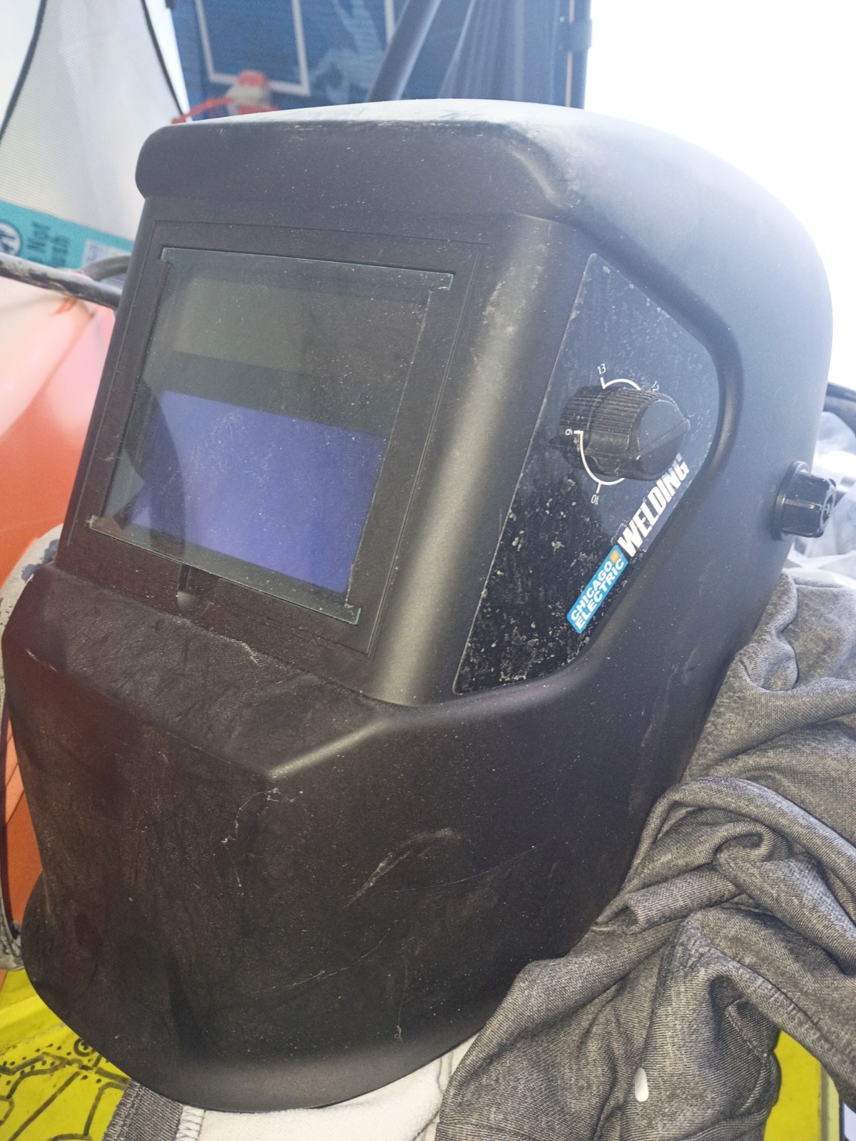 HITBOX HBM200 MIG Welder 110v/220V Semi-Auto Feed w/ Helmet & Cables TIG MMA