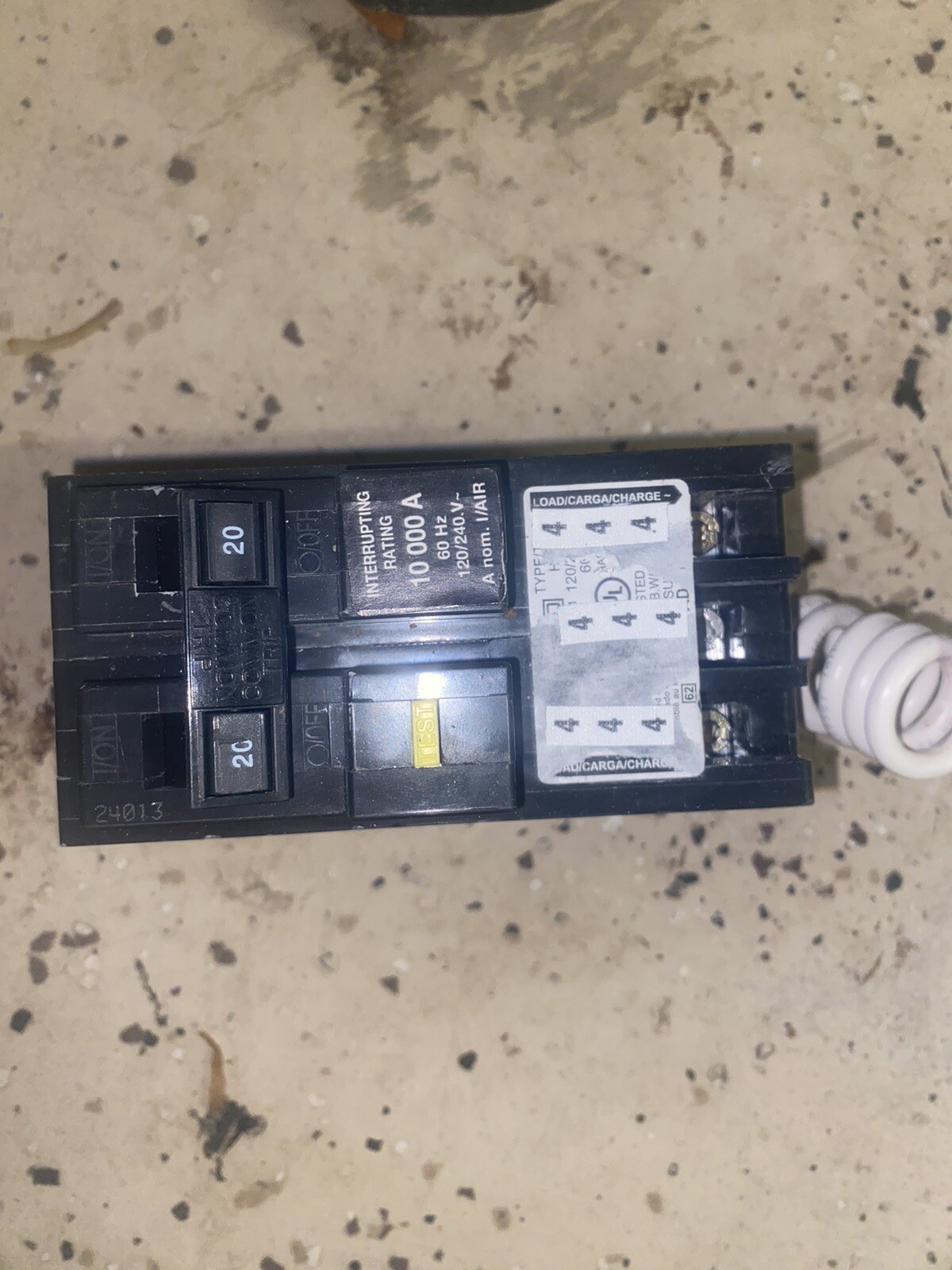 Square D HOM220GFIC 20 A Miniature Circuit Breaker