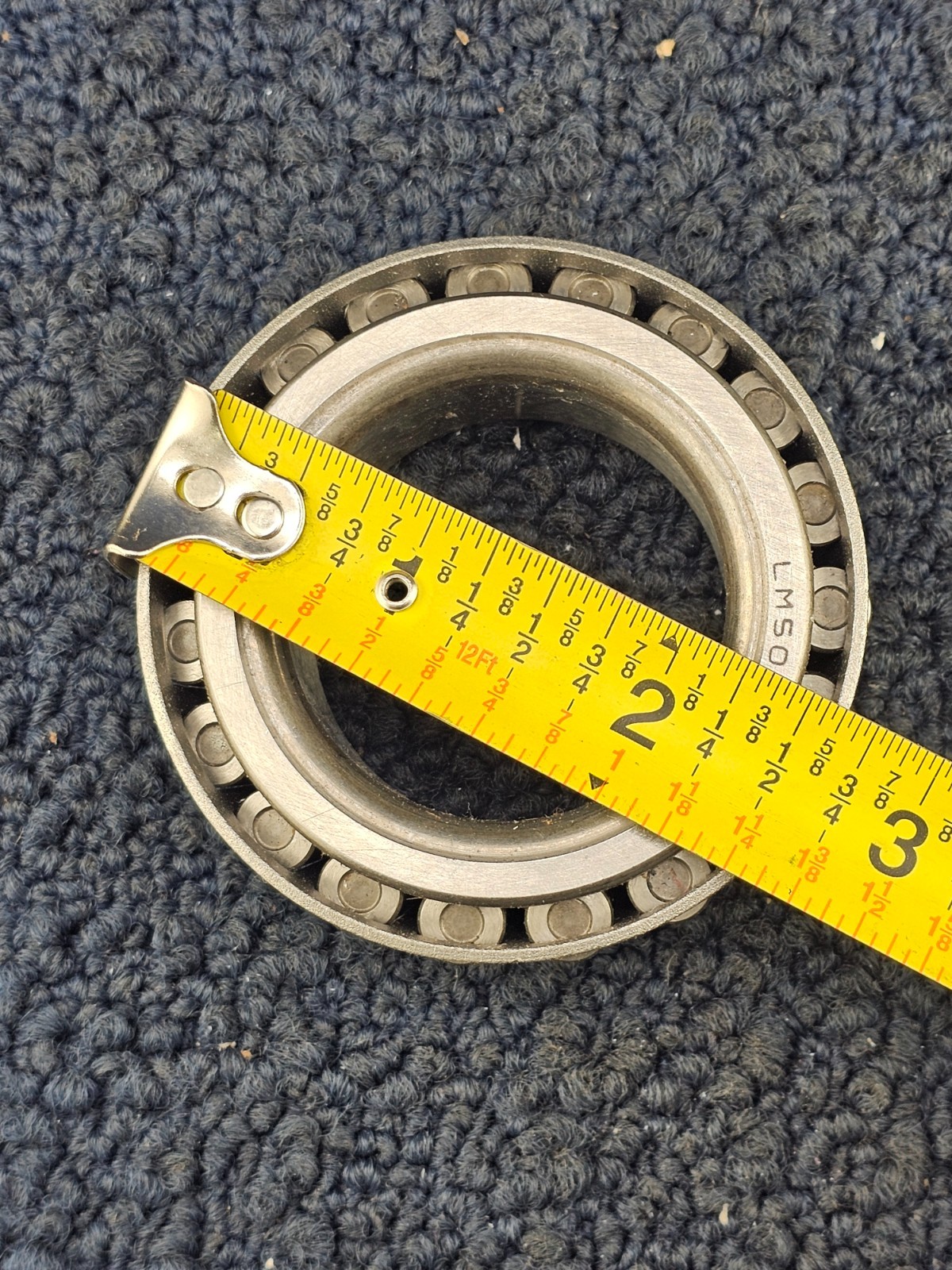 (QTY 2) QJZ LM501349: Cone Cup Tapered Roller Bearing 1.625″ x 2.89″ x 0.77″