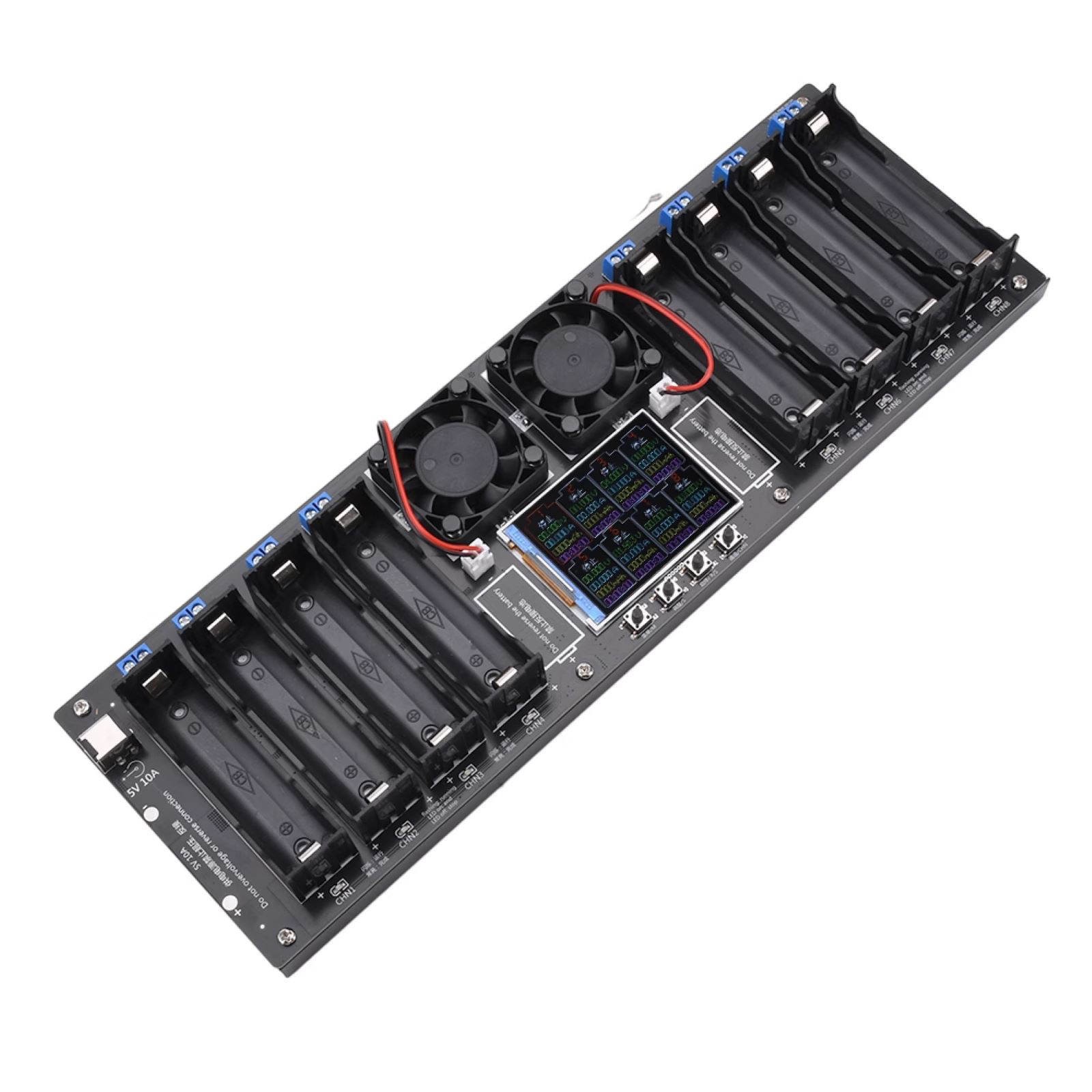 2.4in LCD Screen Internal Resistance Tester Apply 18650 battery holder