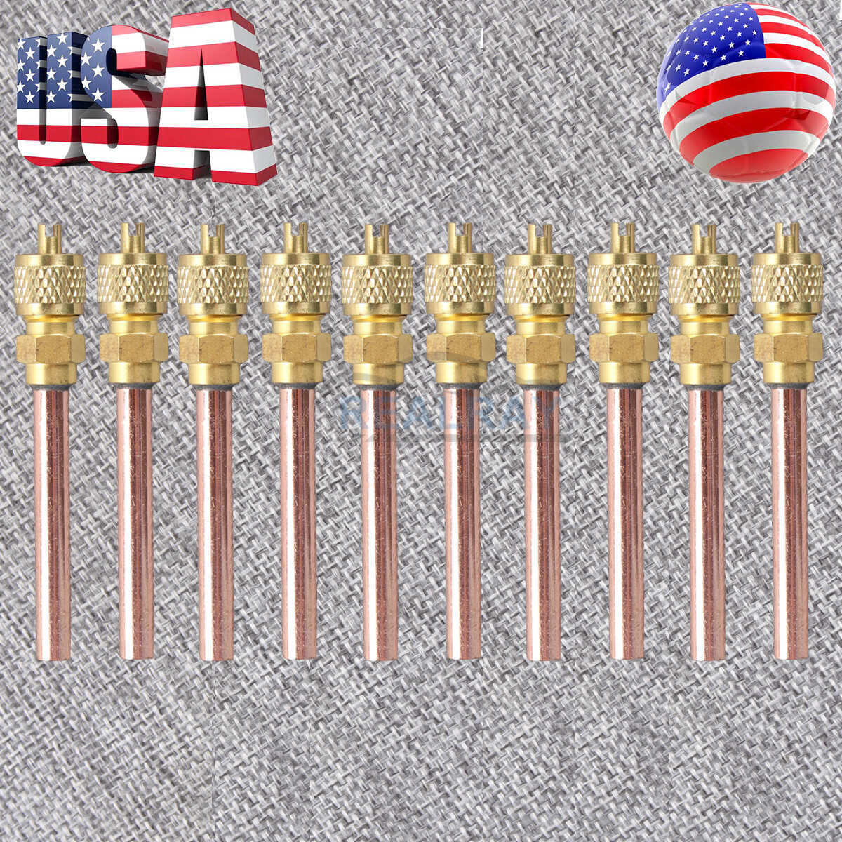 10 Service/Access Valve 1/4″ SAE *1/4″ OD *2.75″ Stem Core AC Refrigeration Kit