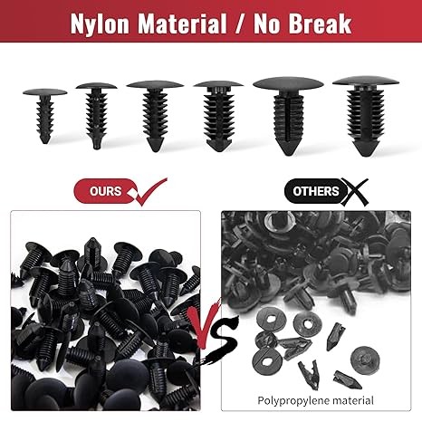 160 Pcs Christmas Tree Style Fender Retainer Size: 160 Pcs-for Multiple Brands