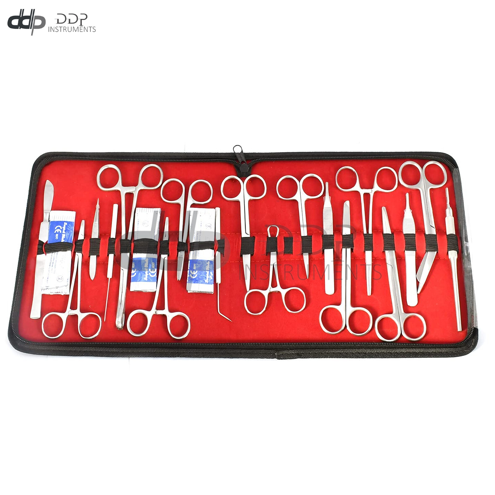 48 Pcs Biology Lab Anatomy Student Dissecting Dissection Kit With Scalpel Blade