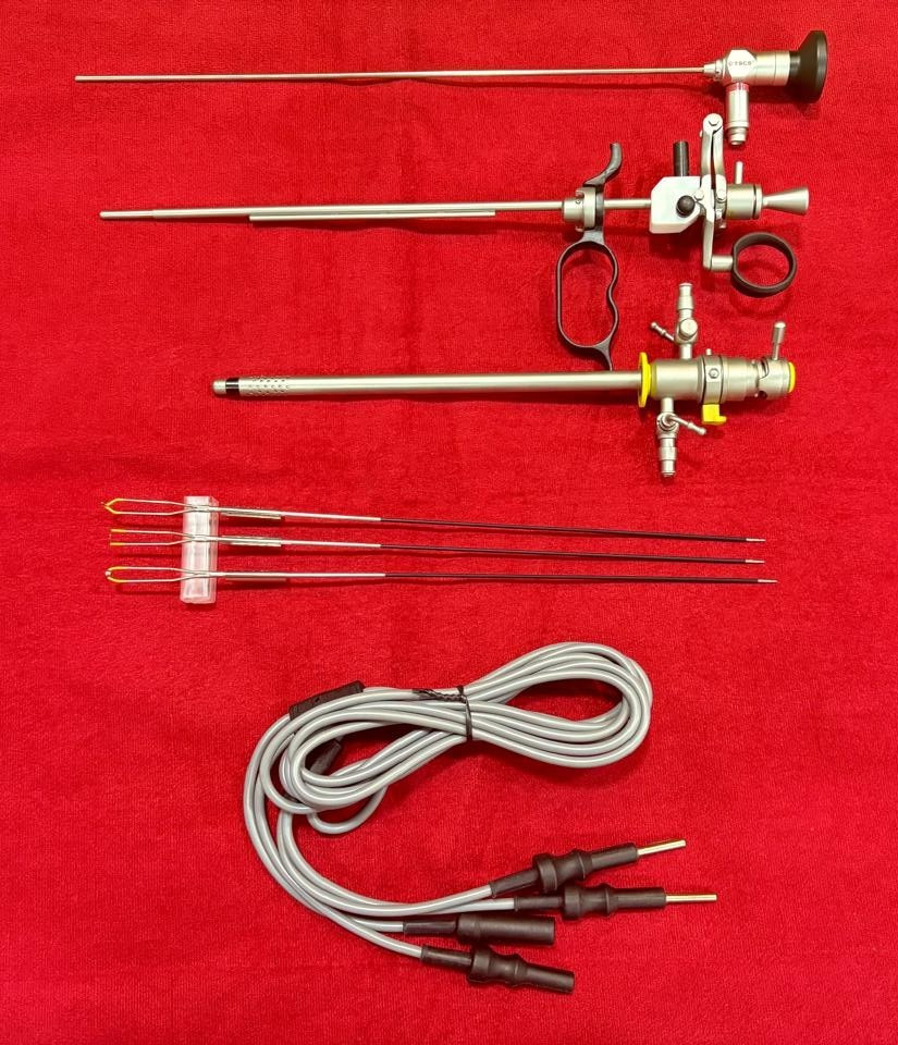 TURP Bipolar Resectoscope Set Large, 24 Fr. With Optics 4mm Best Quality Reusabl