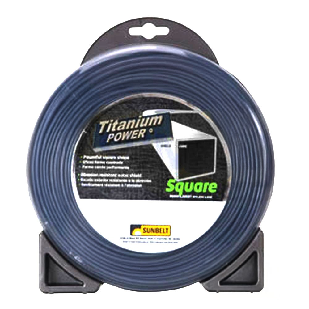 B142105 Titanium Power Trimmer Line, .105″ square