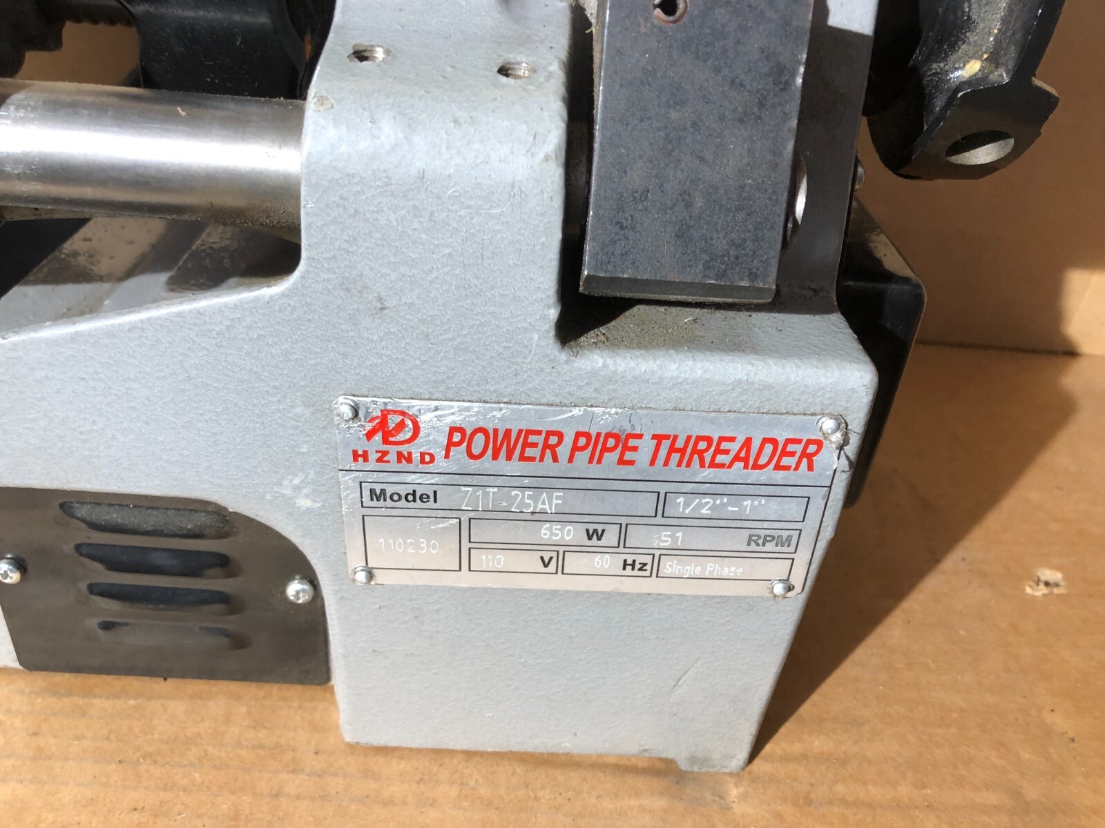 Electric Pipe Threader Machine 1/2″-1″ Pipe Threading Machine, Z1T-AF