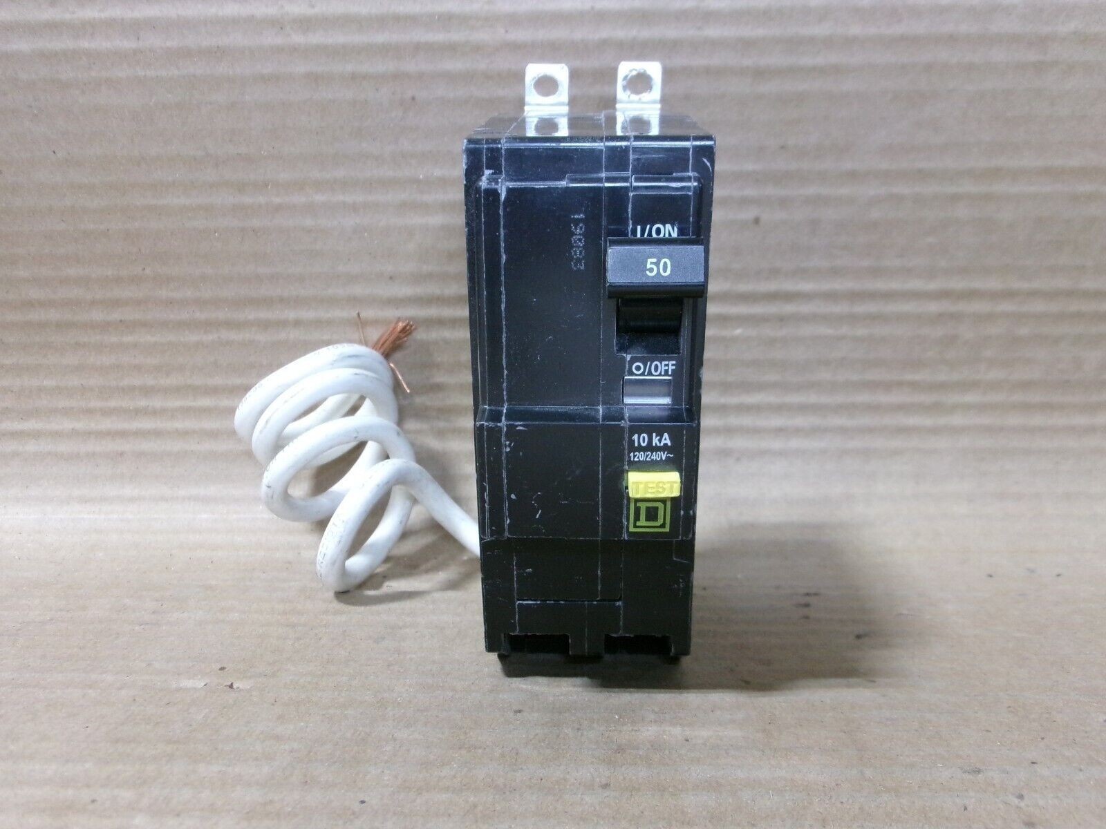SQUARE D QOB QOB250GFI 2 Pole 50 Amp 120/240V GFCI Circuit Breaker
