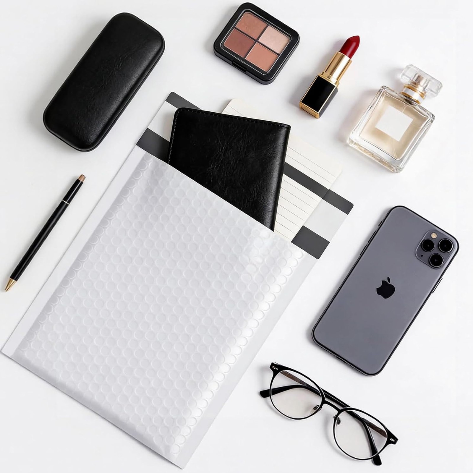 100pcs 6.5″x9” Poly Bubble Mailers Shipping Mailing Padded Bubble Envelopes Bags