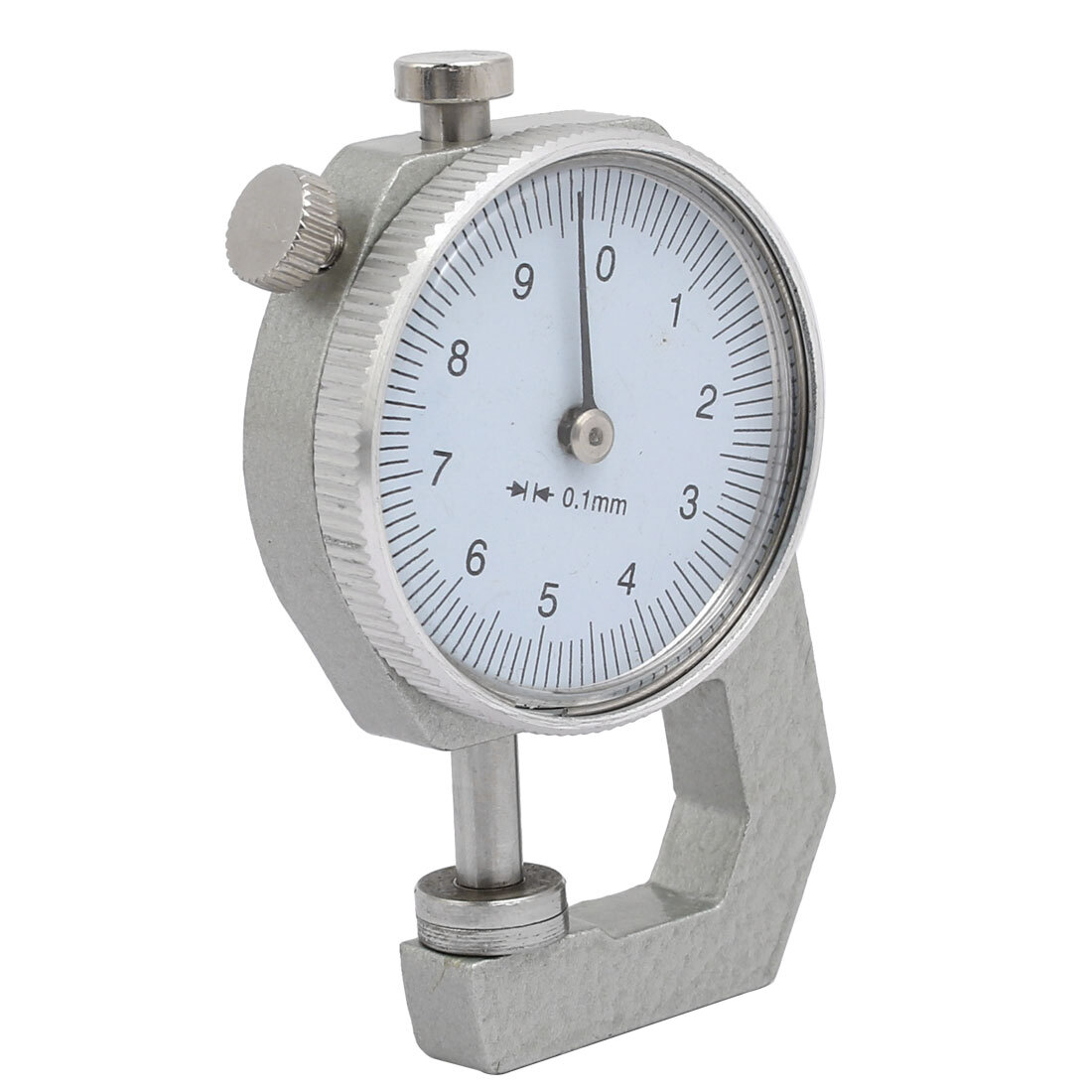 0 to 10mm Range Measuring Tools 0.1mm Resolution Round Dial Thickness Gauge