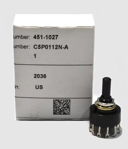 Electroswitch C5P0112N-A Rotary Switch 1 Pole, 12 Pos New