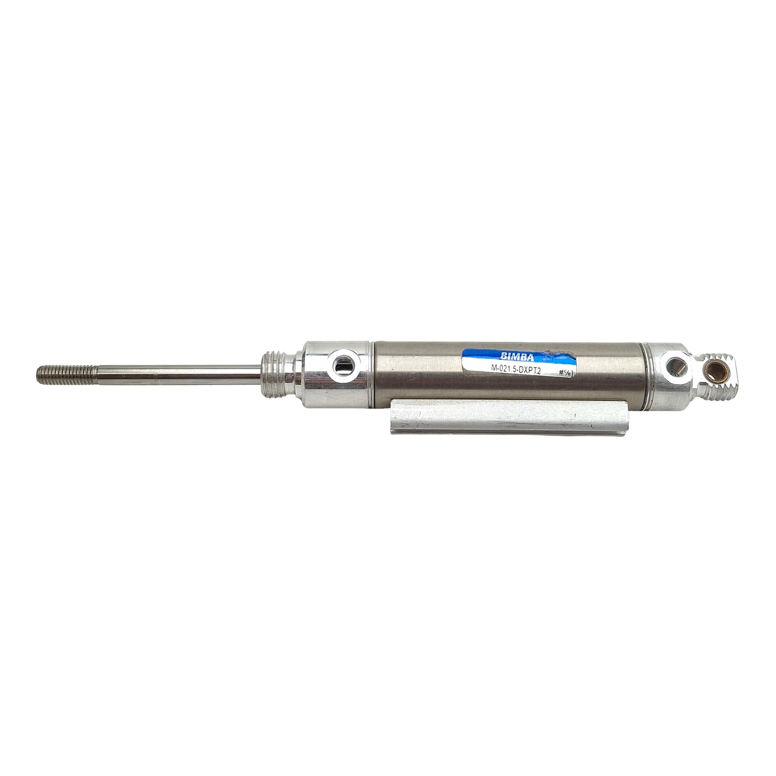 Bimba M-021.5-DXPT2 Pneumatic Cylinder, ø9/16in Bore, 1-1/2in Stroke, UNF0.190