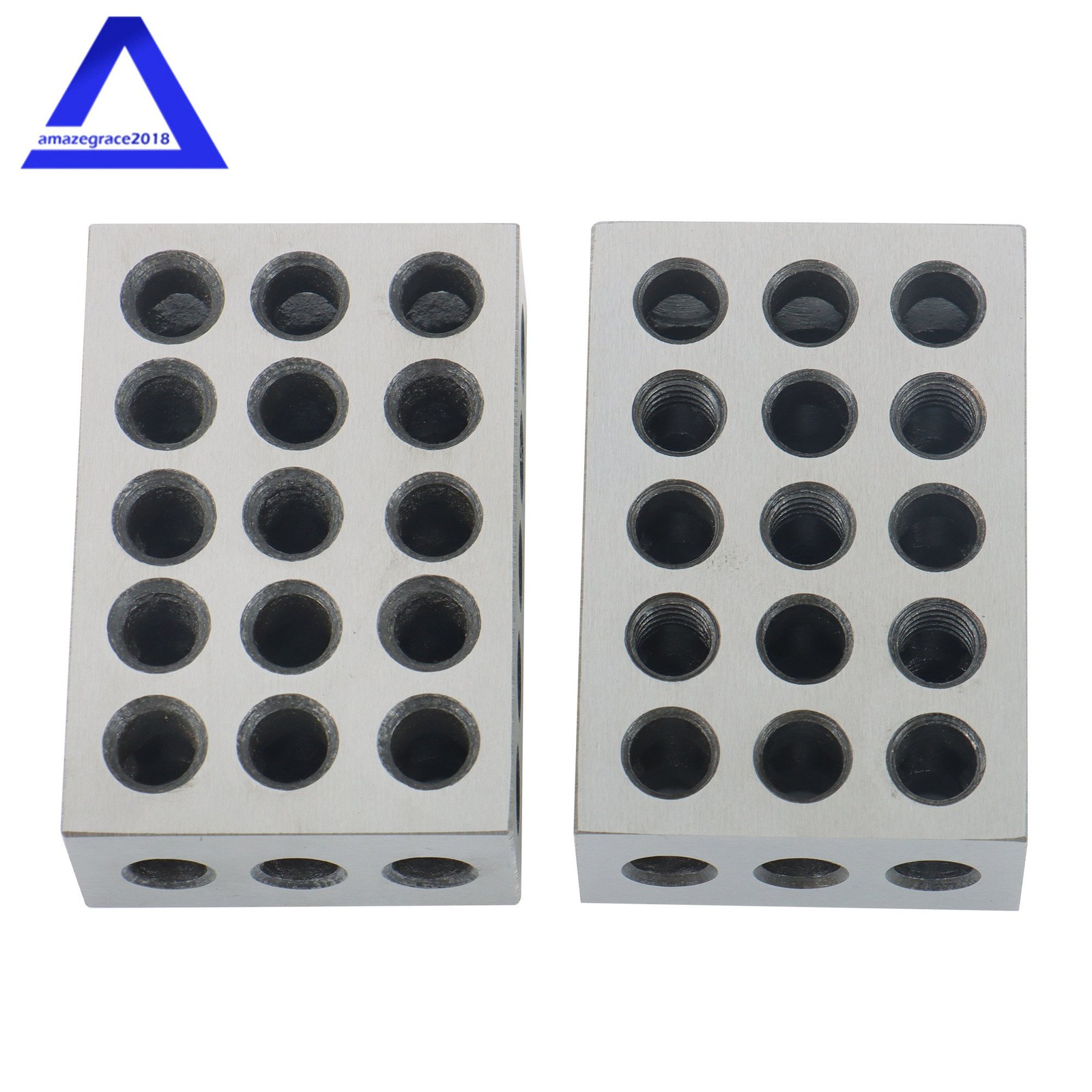 10 Pair 1/8″ × 6″ Thin Parallel Set & 1 Matched Pair 1-2-3 Block Set 23 Holes