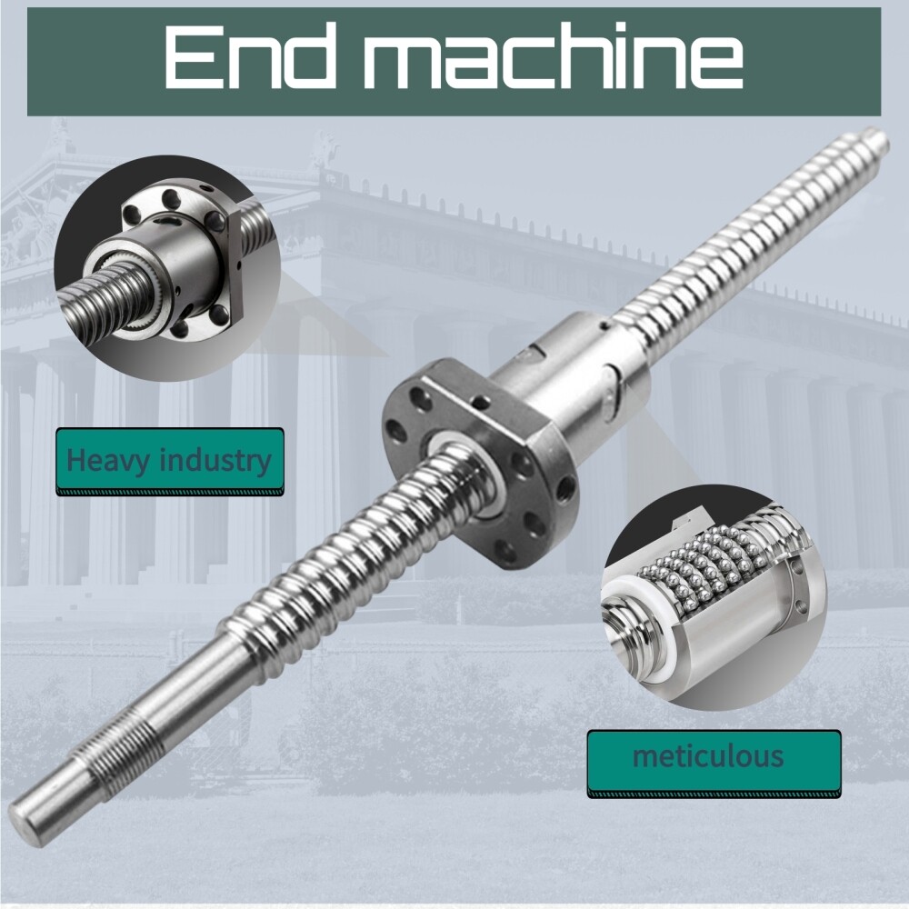 SFU1605 Ball Screw 250-2000mm Ballscrew+BK/BF12+Nut Housing+6.35*10mm Coupler