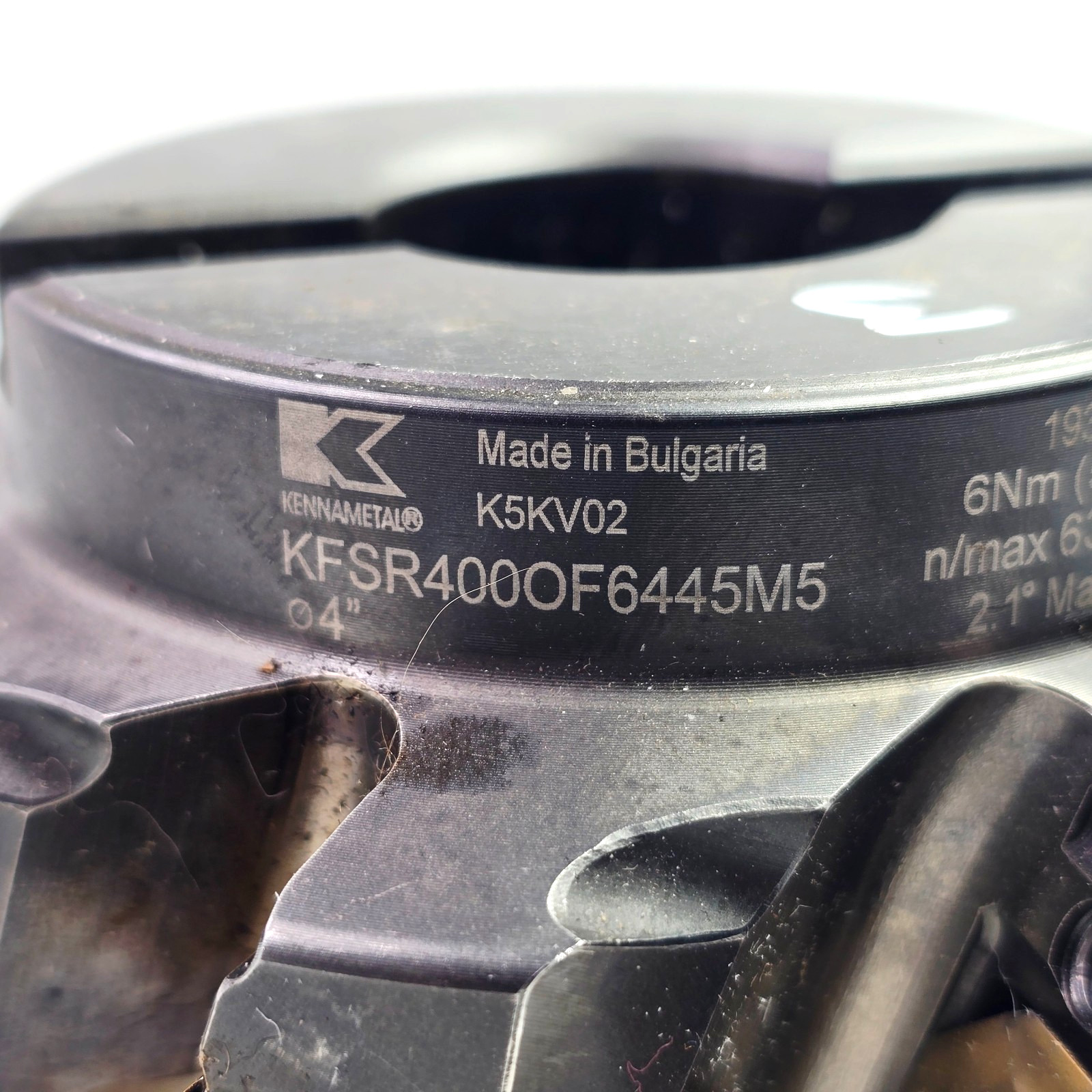 Kennametal 4″ KFSR400OF6445M5 Indexable Face Mill KSOM Shell Milling Cutter OFKT