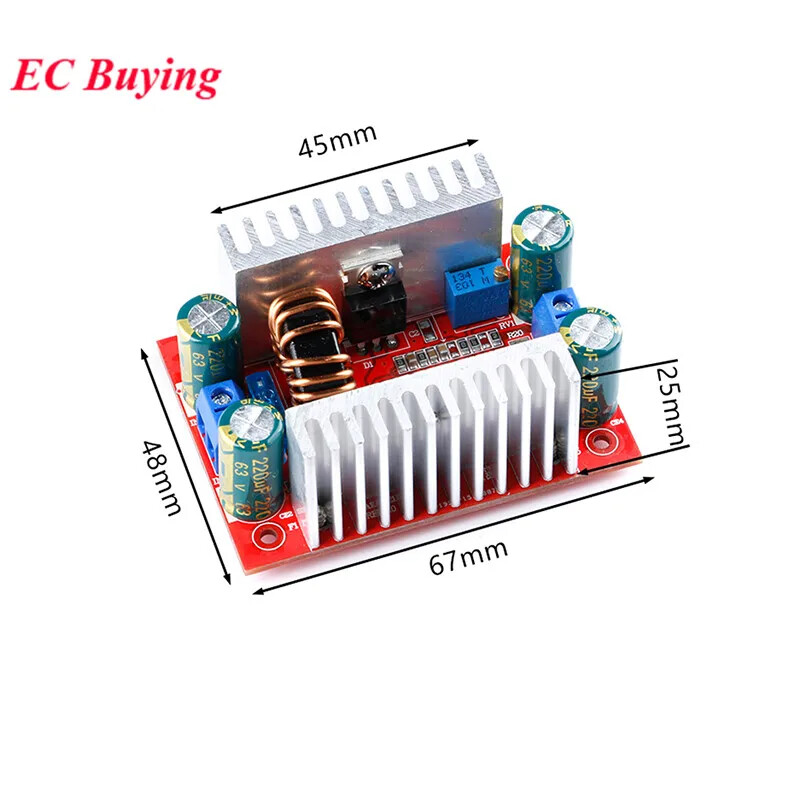 DC-DC 400W 15A Step-up Converter,8.5-50V Charger,Constant Current Voltage Module