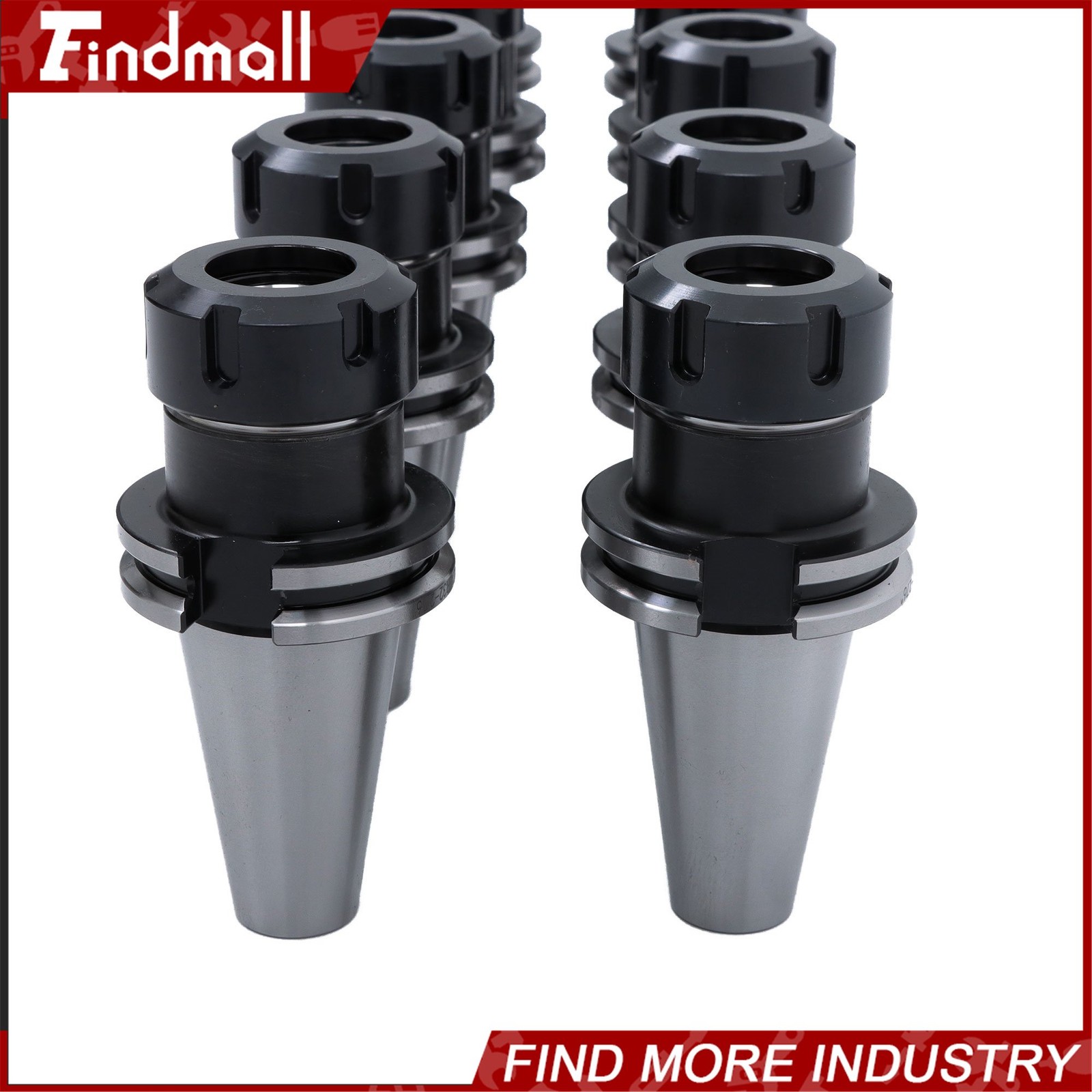 Findmall 10pcs CAT40 ER32 Collet Chuck Set 2.76″ 70mm CNC Milling Tool Holder