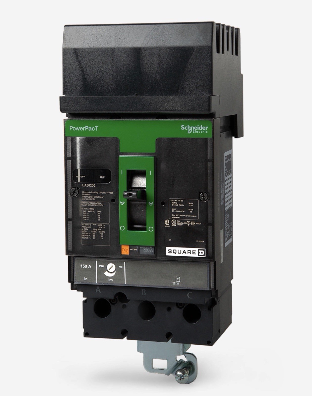 Square D JJA36200YP 200 Amp 600V 3 Pole Circuit Breaker-Warranty (New In Box)