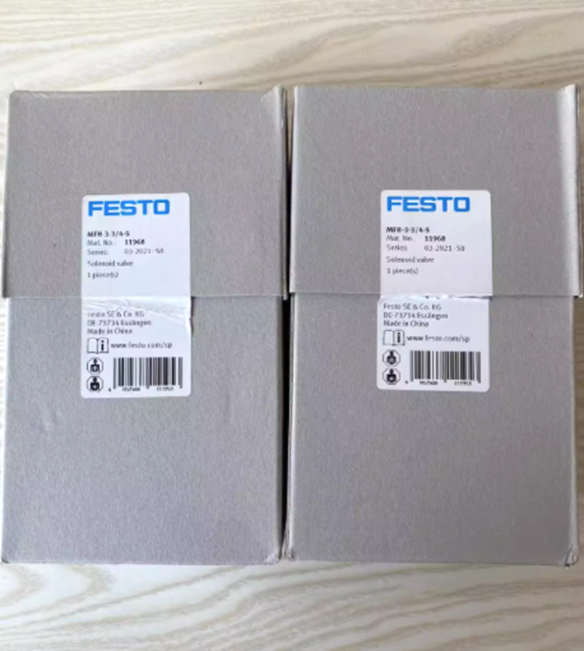 Festo MFH-3-3/4-S 11968 Solenoid Valve New One Expedited Shipping