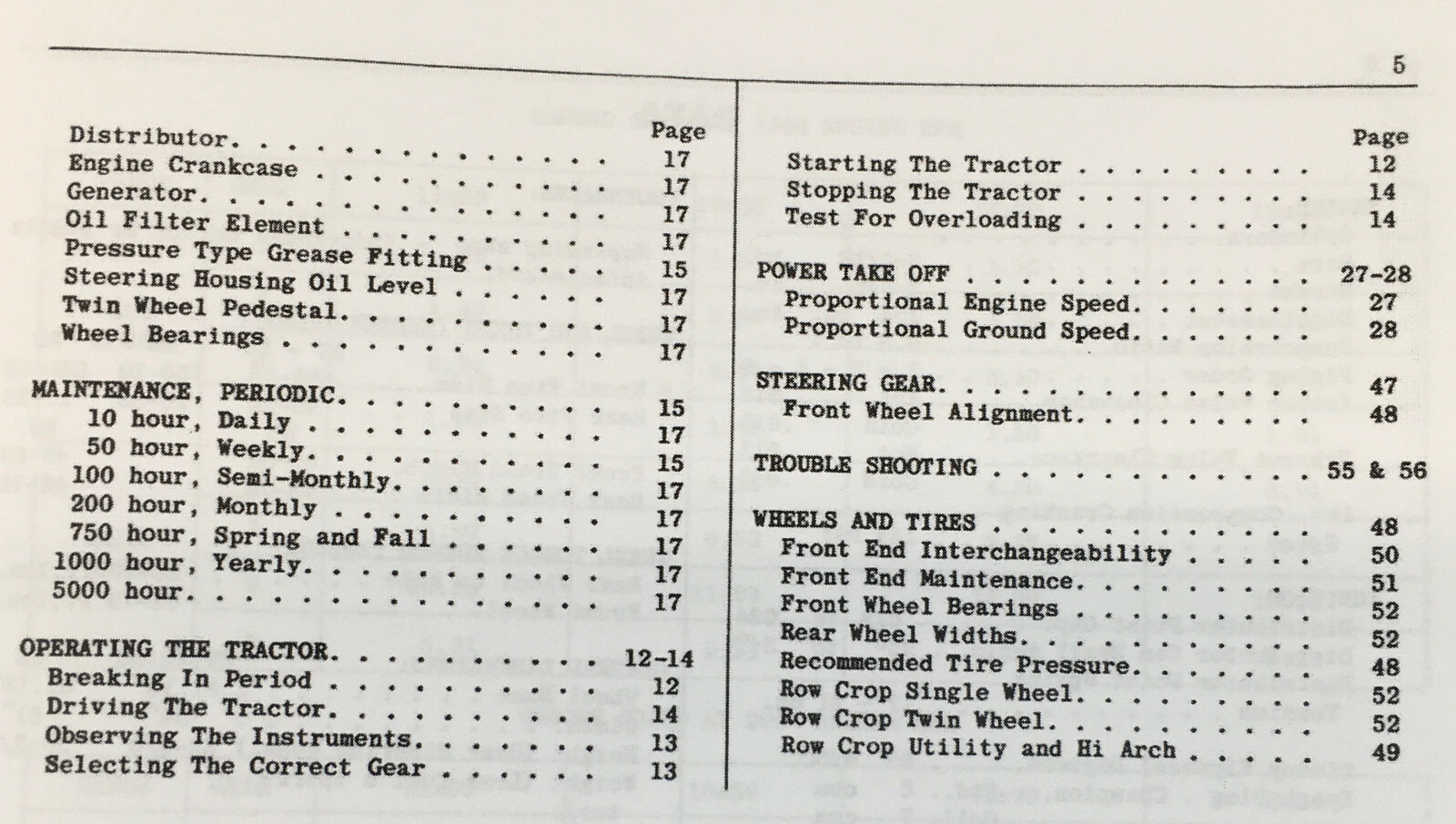 Massey Harris Mh 50 Tractor Operators Manual Owners Book Maintenance Instruction