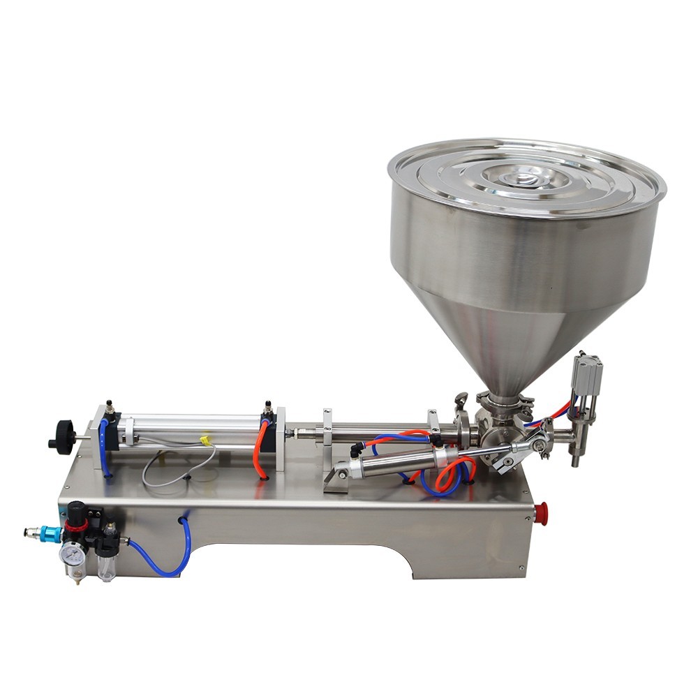 Paste Liquid Filling Machine 10-100ml Single Nozzle Pneumatic Piston Filler 110V