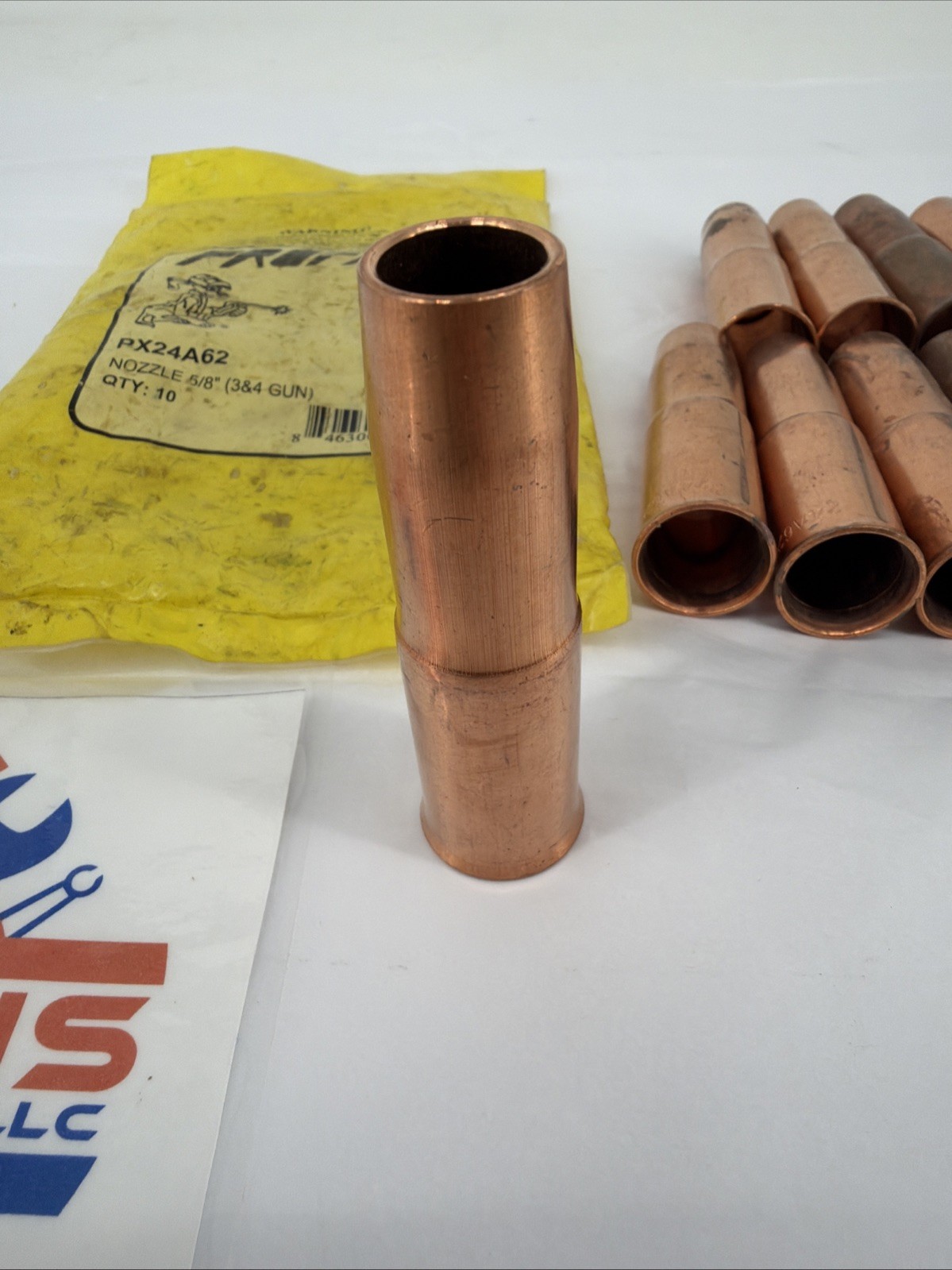 (Bag of 10) Profax PX24A62 MIG Welding Nozzle, 5/8” (3&4 GUN)