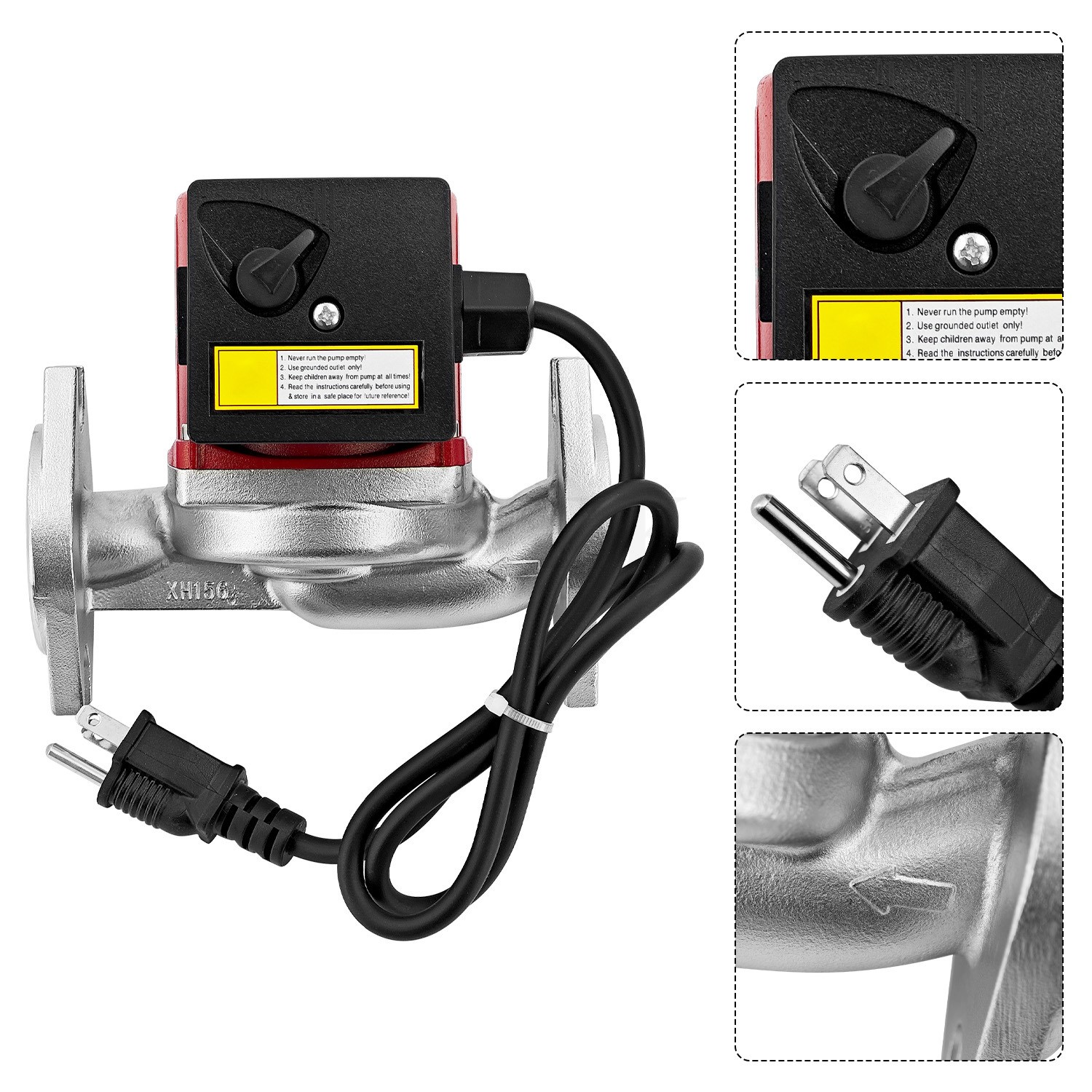 Stainless Steel Circulator Pump For UPS43-100SF 95906638 115V 1/2 HP