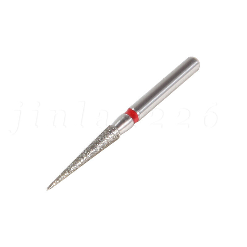 50pcs Dental Diamond Burs Burr FG 1.6mm Tips TC-11F for High Speed Handpiece Red