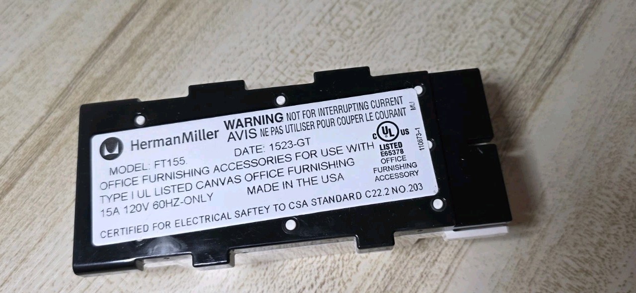 RECEPTACLE DUPLEX, 15 AM LÒNG PRODUCT NO FT155.A91 Lot 6 Circuit A & B