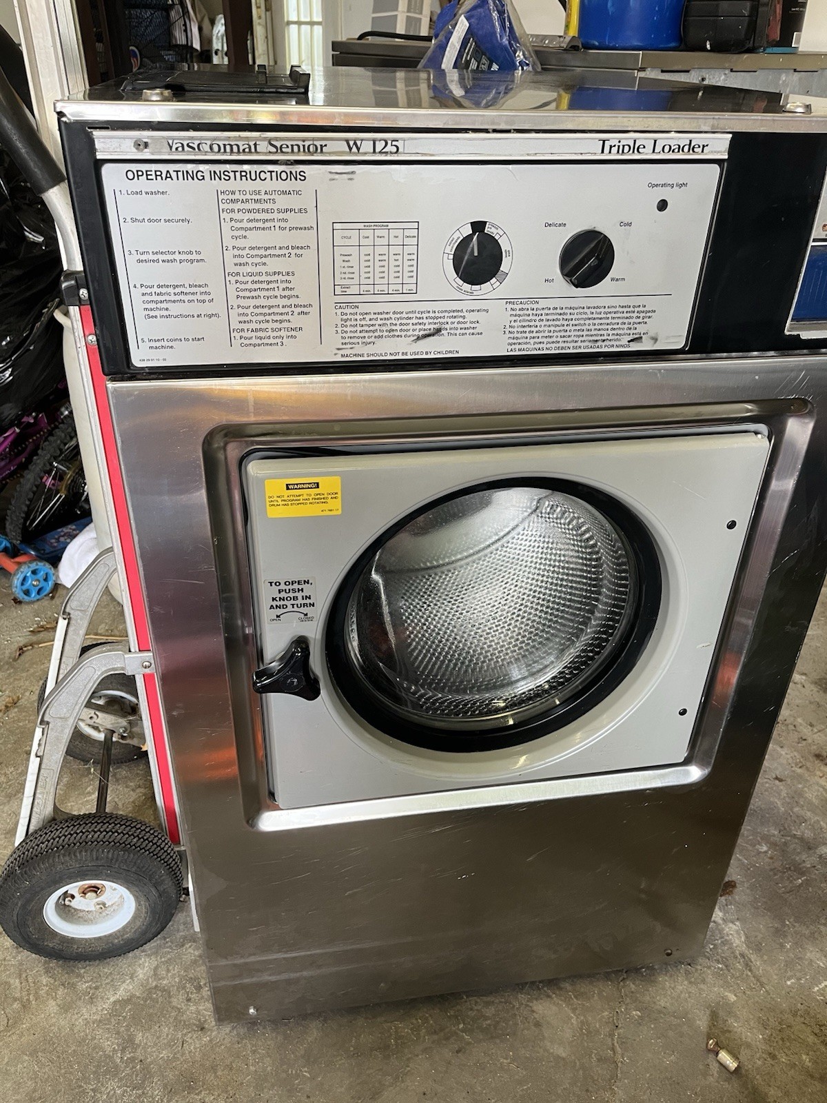 Wascomat Senior W 125 Commercial Washing Machine 35lb